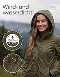 berydale Winterjacke Damen Parka I Warme Übergangsjacke Damen I Atmungsaktiv, Wind- und Wasserdicht I Wintermantel mit Thermowattierung