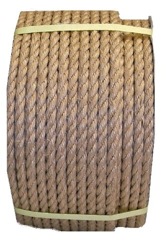 まつうら工業 サイザル麻 ロープ 太さ12mm 長さ100m ドラム巻