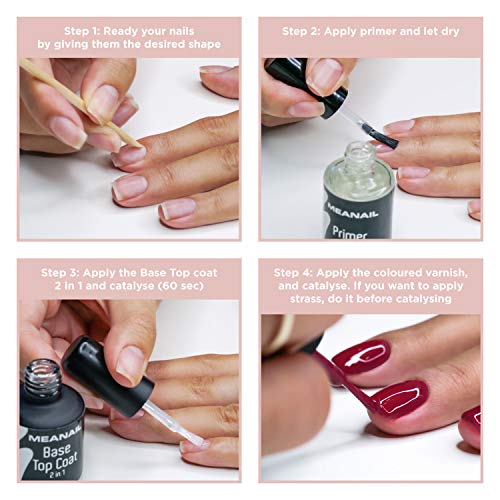 Nagelstudio Set komplett Meanail® Paris Deluxe XXL Maniküre + Pediküre inkl. Naildesign Zubehör • 1 UV LED Lampe für… – Bild 6