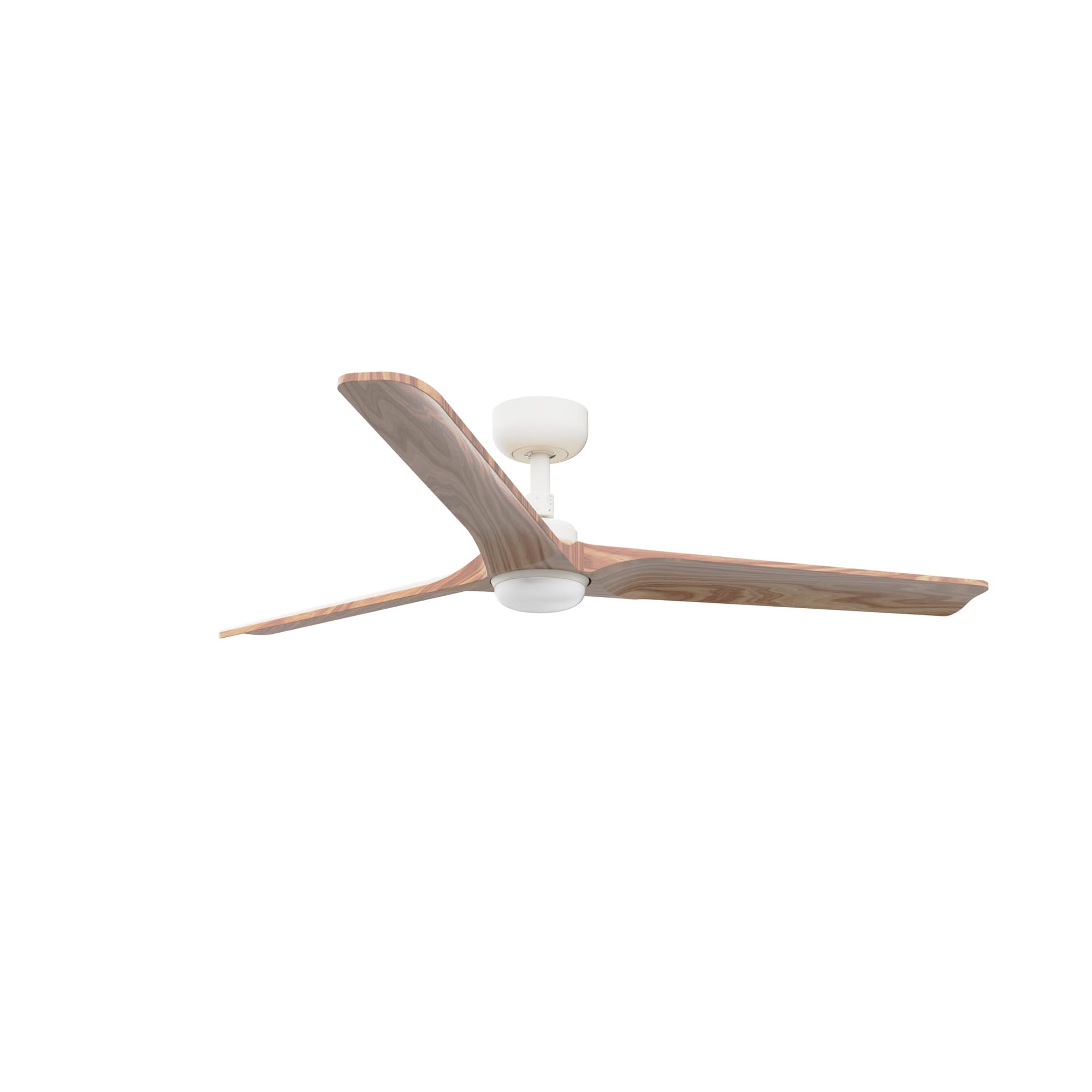 FARO BARCELONA 338101S - HEYWOOD LED L Ventilador blanco/pino 10W SWT