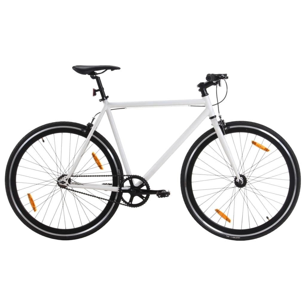 Bicicleta de marcha fija de 700 C, 59 cm, bicicletas negras y azules, bicicleta ligera de carretera de una sola velocidad con buje abatible para conducción urbana