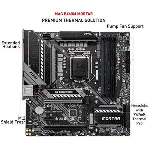 Build My PC, PC Builder, MSI B460M Mortar
