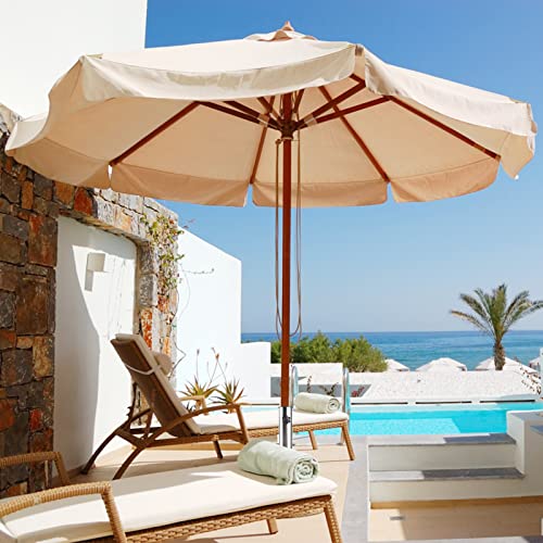 Sonnenschirm Halterung Boden - Universal Standrohr Mit 3 Reduzierringen Für Terrasse & Balkon