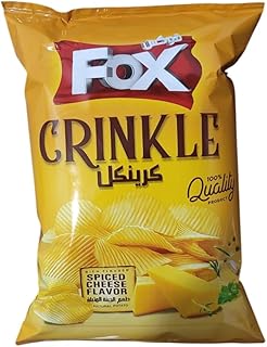 شيبسي كرينكل بنكهة الجبنة المتبلة من فوكس، 24-34 جرام