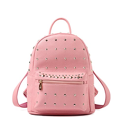 Sac à dos bandoulière pour femme style coréen avec rivets mode