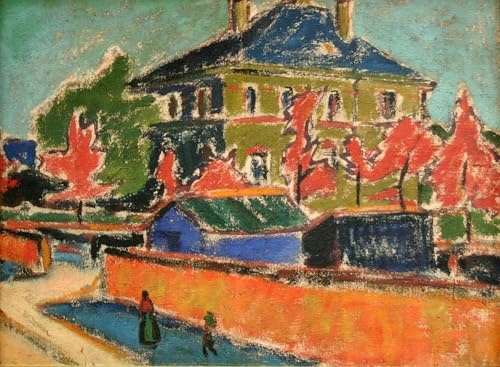 Affiche toile Berggipfel par Ernst Ludwig Kirchner art de prestige