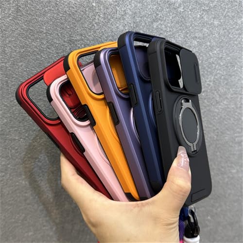 Étui de téléphone magnétique anti-chute avec dragonne pour iPhone 13 Pro - 6