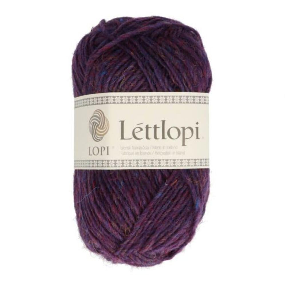Léttlopi - Lopi light worsted weight 100% wool yarn # 1414 violet heather-image-7
