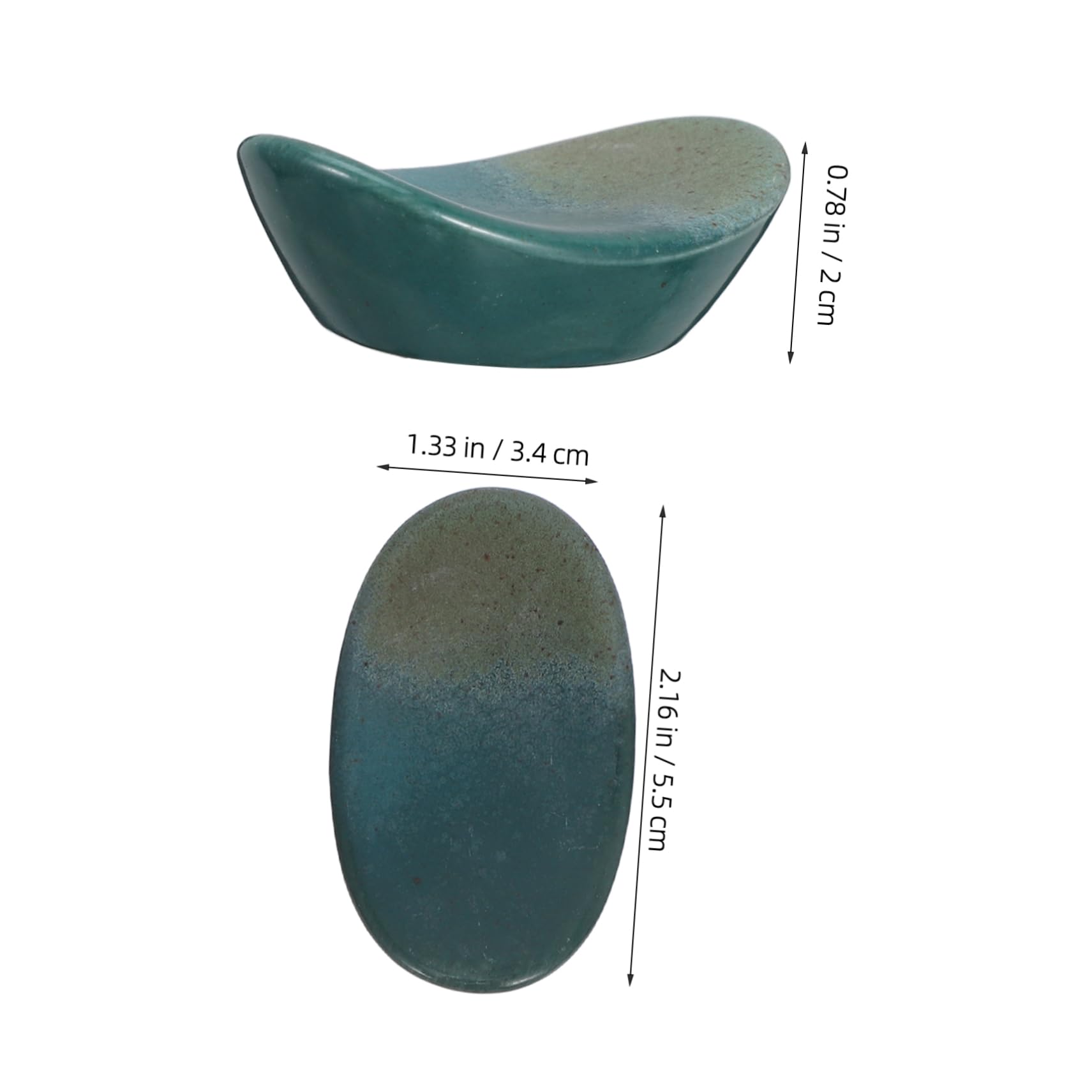 STOBAZA Porcelain Chopsticks Holder Spoon Rest Japanese Style Chopsticks Rack Elegant