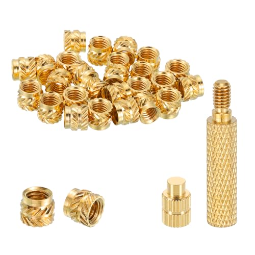 uxcell 20 ˂݃CT[g ͂񂾂ă`bvvXc[t M6 x 6mm H x 9mm OD ^J gbN [bgibg q[gZbgCT[g ߍ݃ibg 3DvgvX`bNip