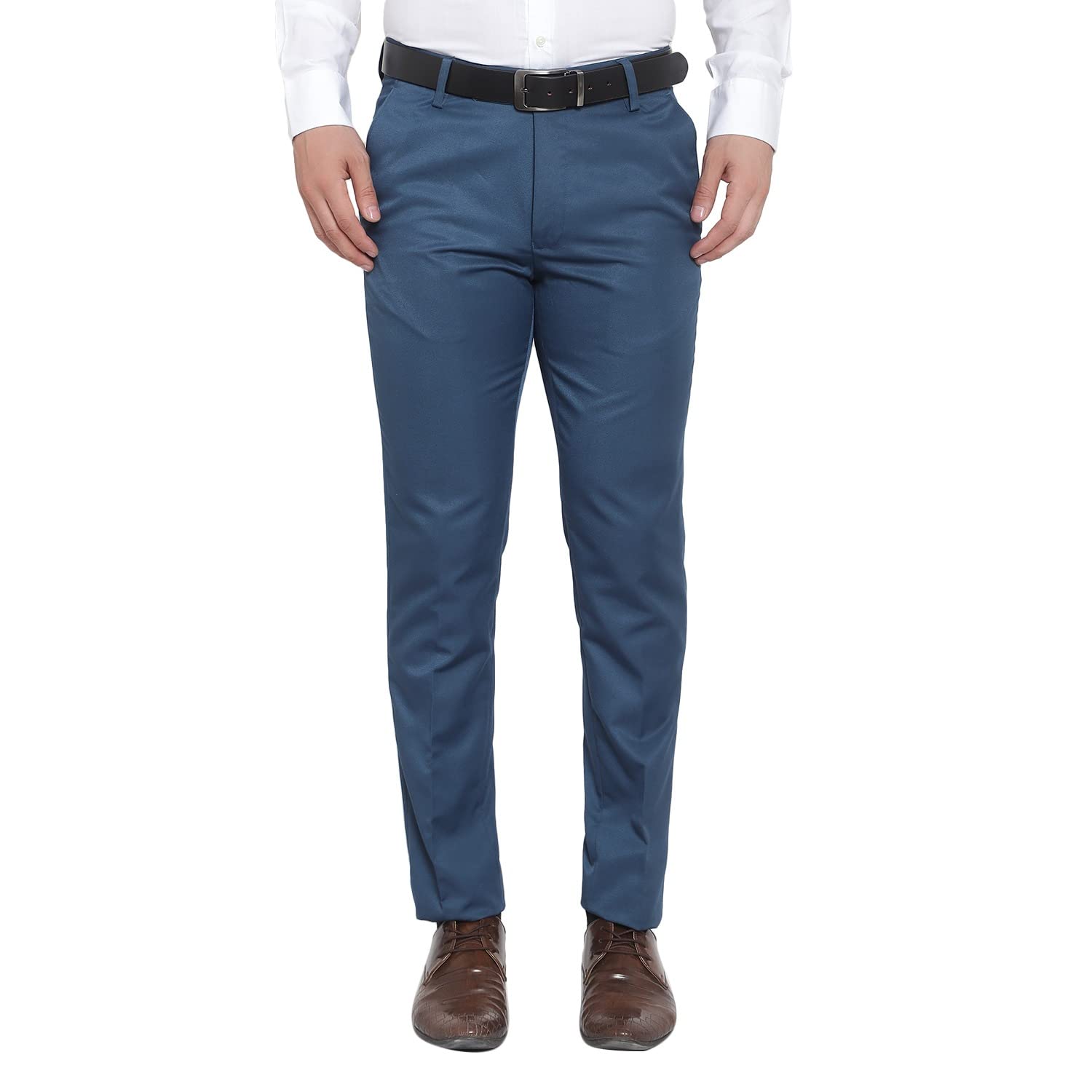 Men Regular Fit Polycotton Trouser Pant's Formal Trouser Casual Trouser Pant |Morphij | 38-picture-51