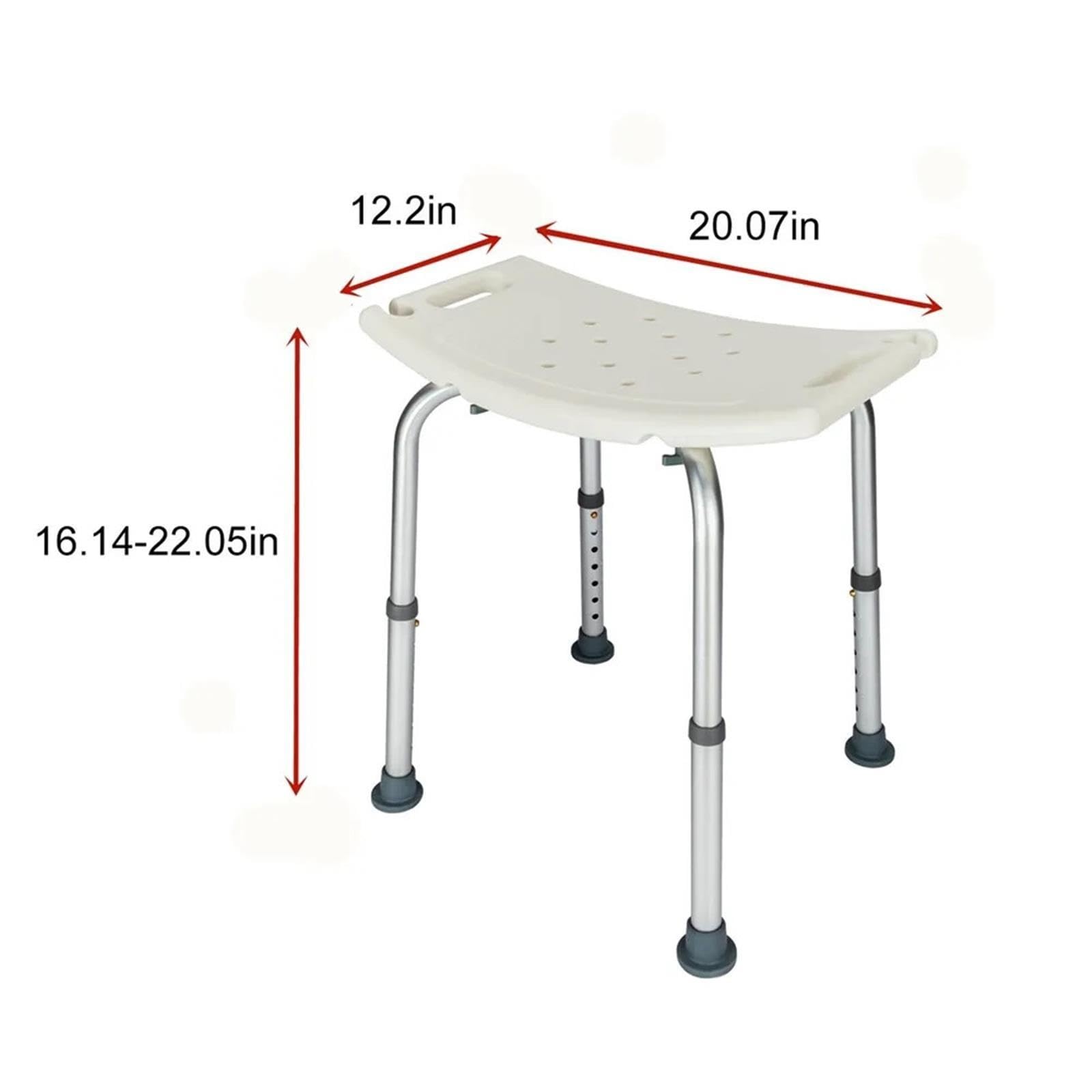 Taburete Baño Silla de baño con 7 Niveles