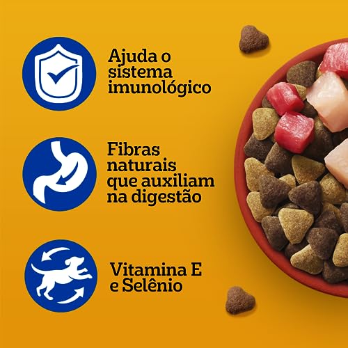 PEDIGREE Ração Pedigree Carne Frango E Cereais Para Cães Adultos Raças Médias E Grandes 10.1 Kg