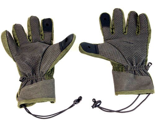 Stealth Gear Size M Photographer's Gloves, Green/Black - Image 2