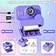 GKTZ Sofortbildkamera für Kinder - Geburtstag Geschenk für Mädchen im Alter von 4 5 6 7 8 9 10 Jahren, Spielzeug mit 3 Rollen Fotopapier 1080P Fotoapparat Kinder Kamera mit Druckpapier (Purple)