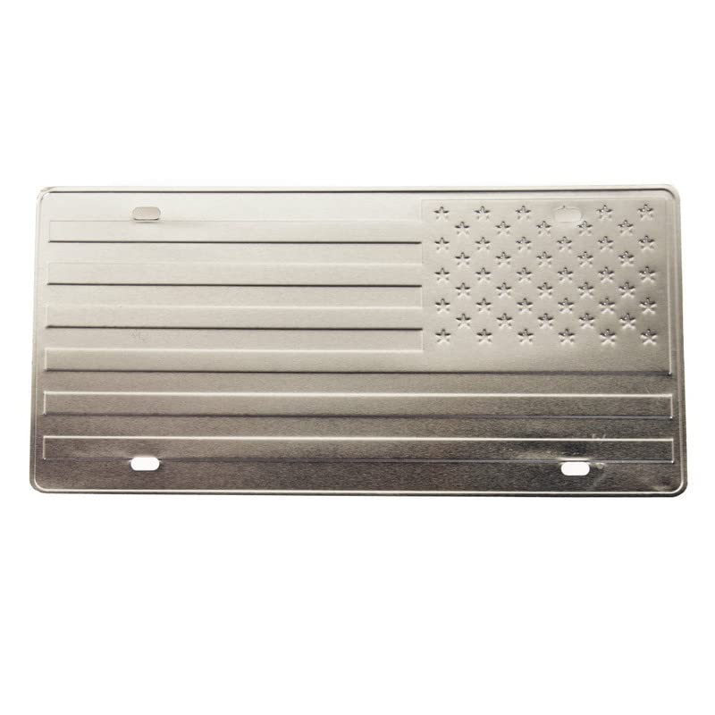 Image of inchVintage USA-Flag inch Vintage Retro Metal Signs - License Wall Plate, Car Tag - Ideal for Cafe, Restaurant, Shop, Home, Hotel, Club, Office, Living Area - Design Plaque