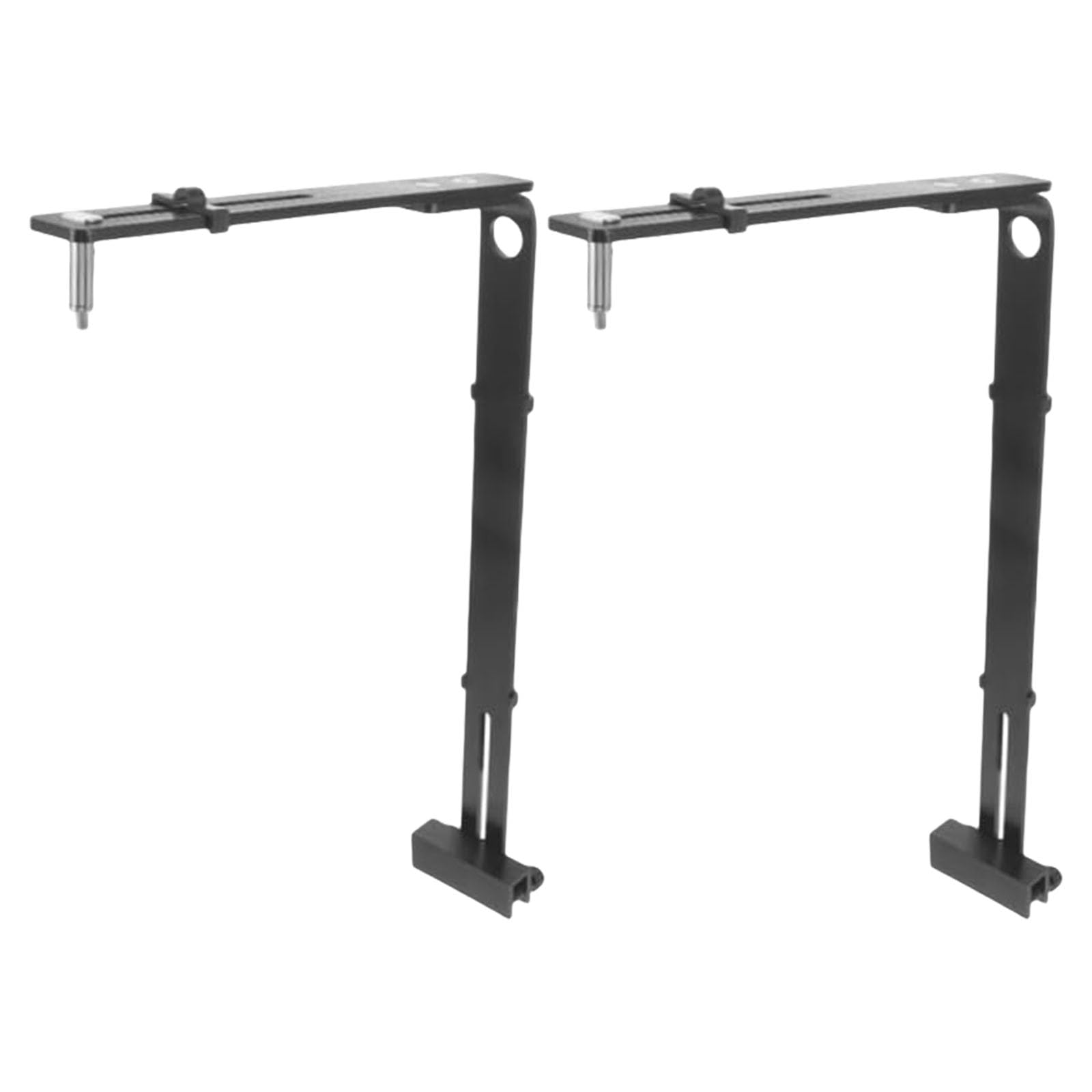 2pcs Alluminio Acquario Staffe Regolabile Altezza Morsetti di Montaggio Per Pesce LED Illuminazione & Stabilità Fishtank Lampada Staffa