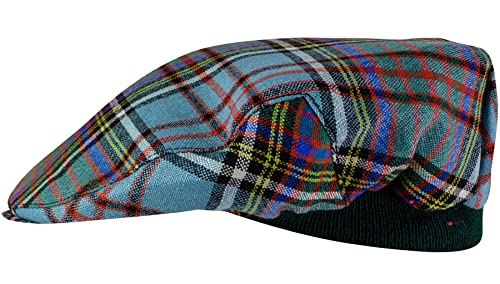 Casquette plate motif tartan Anderson Ancient hommes et femmes unique