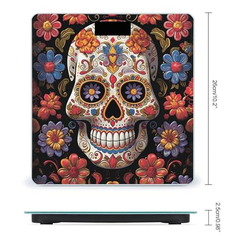 Báscula digital corporal con plataforma de vidrio templado miniatura 2
