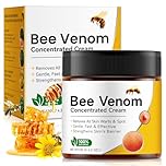 Bee Venom Cream 120g - 100% Natural Skin Wart & Tag Remover, Collagen Boost & Firming Formula with Tea Tree Oil, Anti-Aging, Soothing & Repairing Moisturizer for All Skin Types, 4.2oz