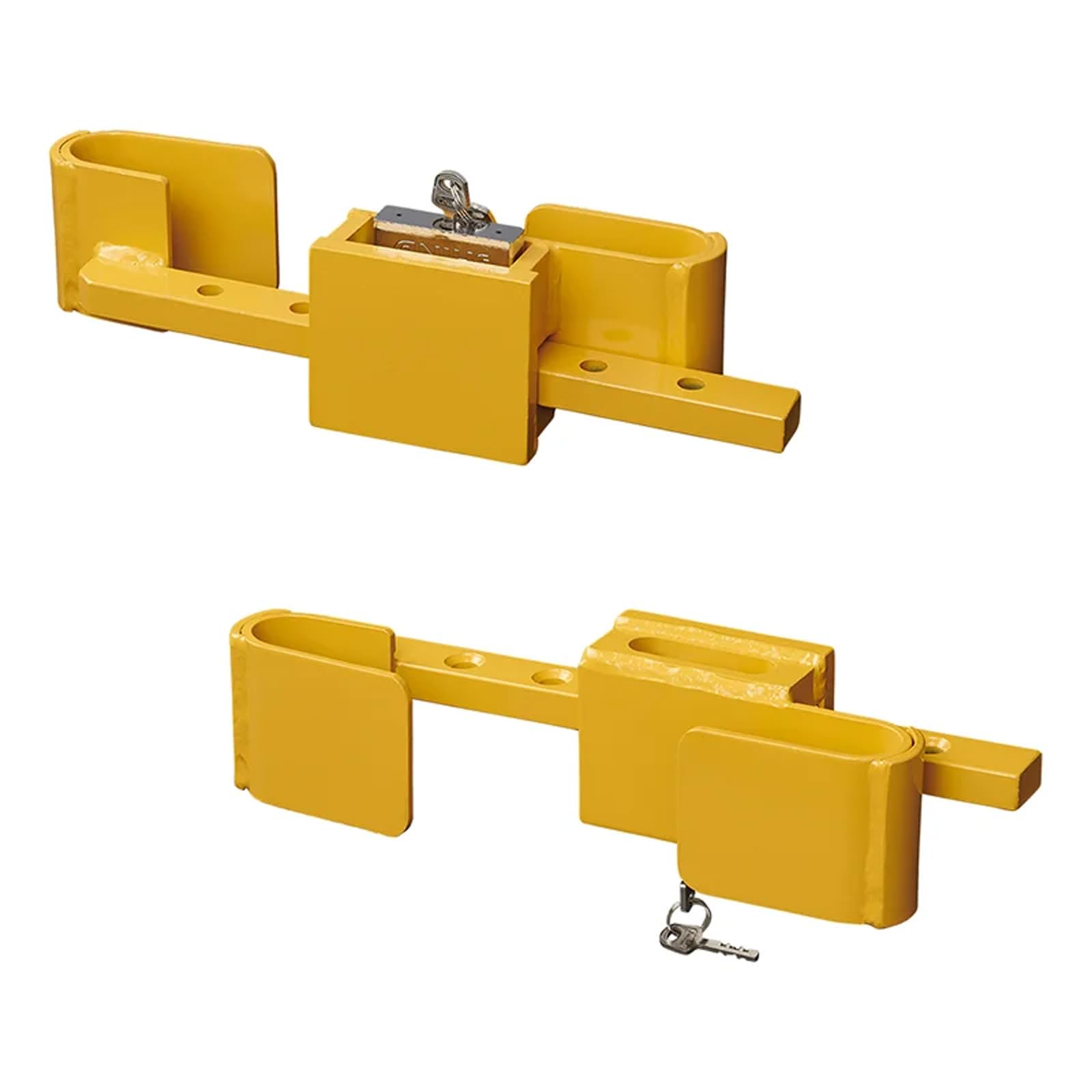 Cerradura para contenedores, acero endurecido, resistente, 23-42 cm, cerradura de cilindro de seguridad, antirrobo