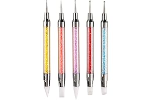 Essential 5PCS Dual-Ended Nail Art Sculpture Pen Dotting Tools