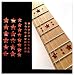 Star Fret Markers Set - Abalone Red