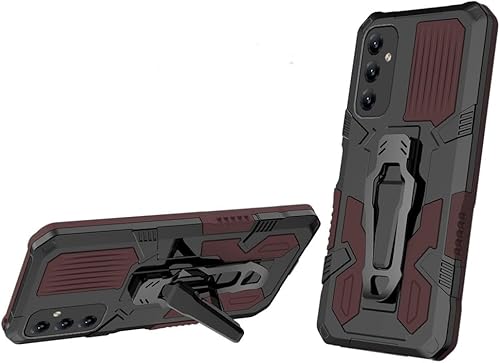 Funda compatible con Samsung Galaxy A32 5G, función atril integrado a prueba de golpes, compatible con Samsung Galaxy A32 5G, funda 2 en 1, color