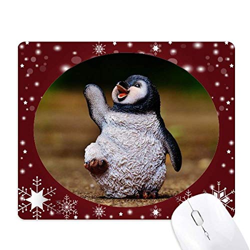 Tapis de souris pingouin de l'Antarctique pour un bureau d'hiver cocooning