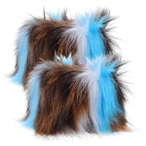 FOMIYES 2pcs Faux Fur Fuzzy Arm Warmers for Women Winter Wrist Accessories Comfortable and Stylish Arm Warmers Fits for Keeping Warm and Chic Cold Weather