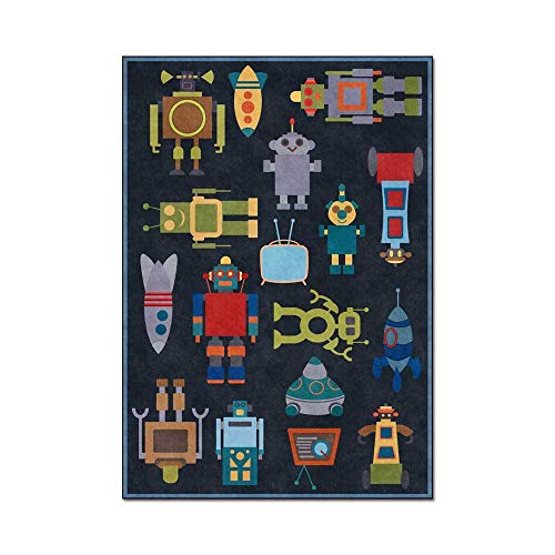 Rururug Kinderteppich große Baby-Spieldecke modernen Design Baby Krabbeldecke Niedlicher...