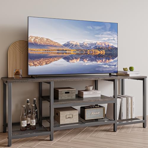 Muebles y Jardín, Wireless SIMPLE ESPACIO Mueble para TV,para Televisor de 50 a 60 Pulgadas Mueble TV,Mueble de TV Abierto de 3 Niveles,120 CM Grande Centro de Entretenimiento para TV,El...