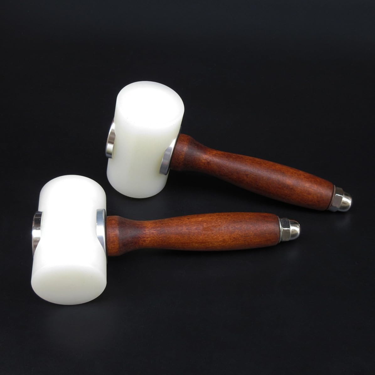 Nylon Leathercraft Carving Hammer T Shaped with Wooden Handle
