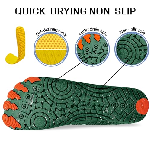 Grounded Barefoot Shoes for Men and Women, Wide Toe Box Minimalist Footwear, Non-Slip Lightweight for Hiking, Walking4