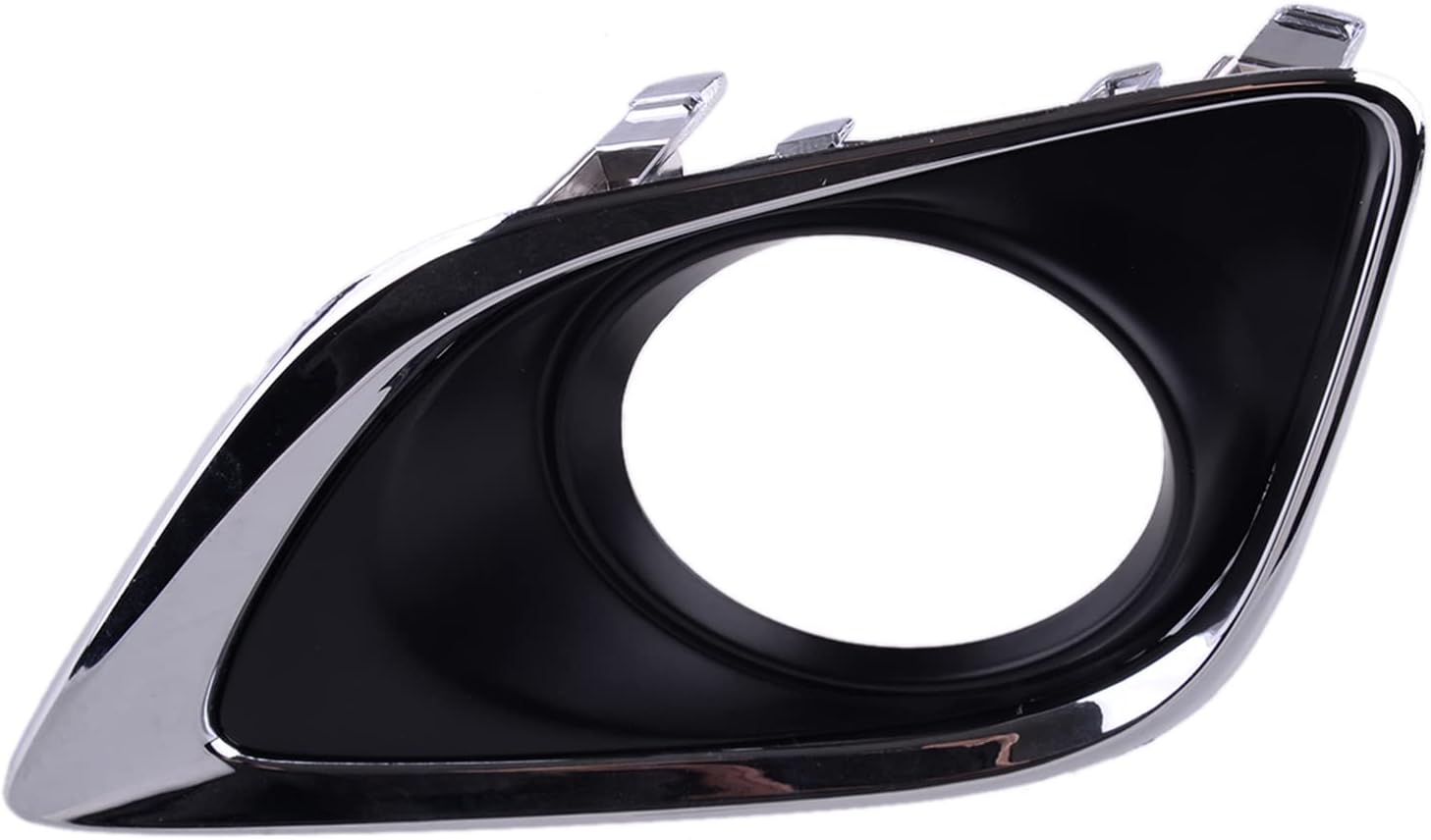 フロントバンパーフォグランプライトホールモールディング、クロームエッジカバーベゼルデコレーションフレームフィット、トヨタヴェンザ20