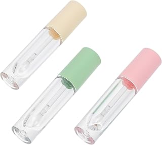 Beatifufu Contenedor De Subenvasado De 3.5ml Tubo De Brillo Labial Ideal Para Viaje Colores Transparentes