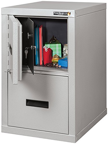 Fire Resistant File Cabinet - Light Weight, Fire Rated, One File Drawer & Safe #TOP1