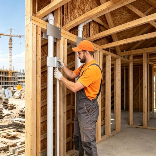 Soporte de construcción y protección de suministro con dientes afilados 4