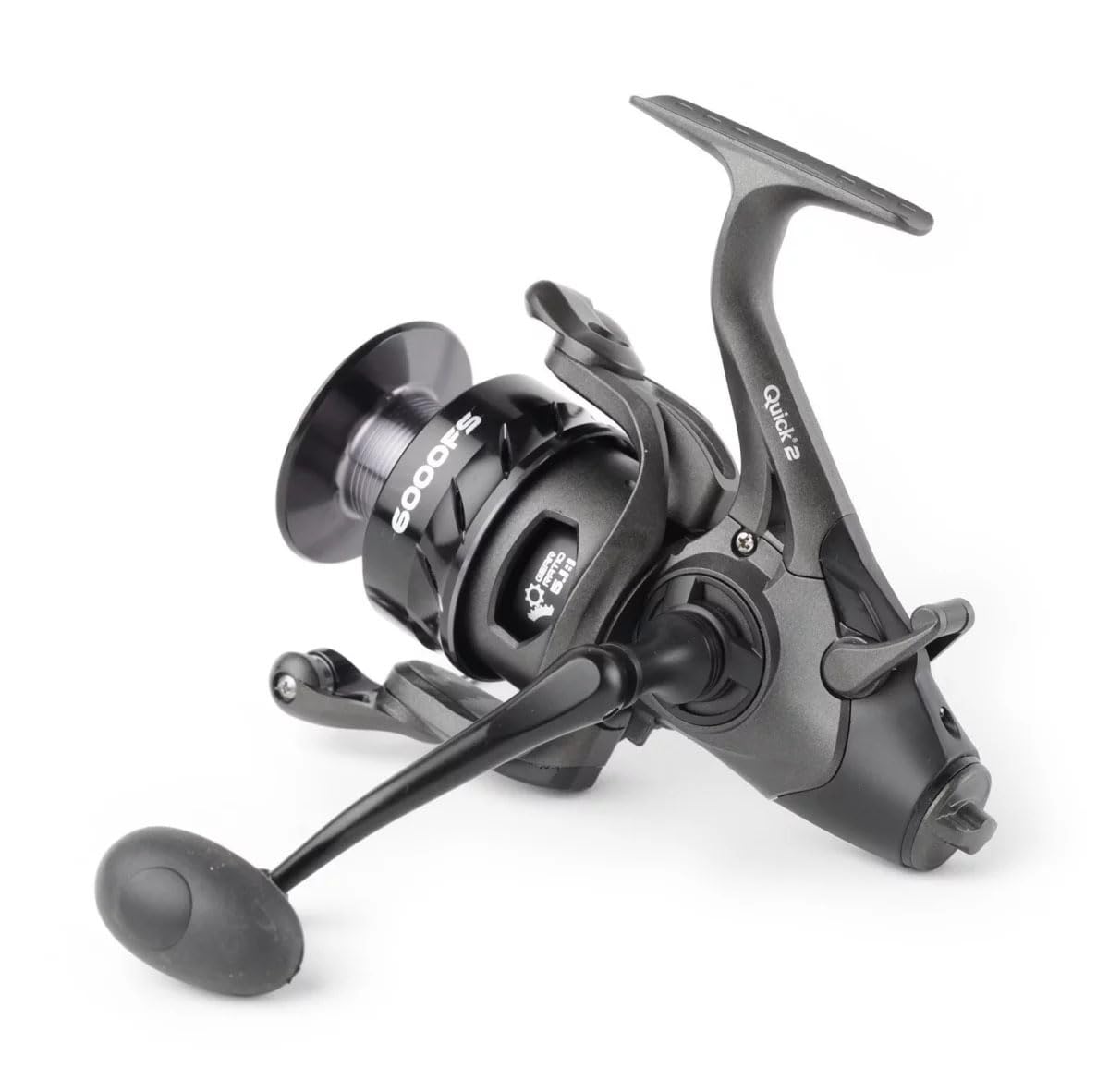 Karpfencombo Ansitzcombo Angelset Combo Karpfenrute Daiwa Black Widow XT Carp 3.60m 3.0lbs #50 Startring 2-teilig + Dam Rolle Quick 2 FS 6000 Freilaufrolle Karpfenrolle Karpfenruten-Set