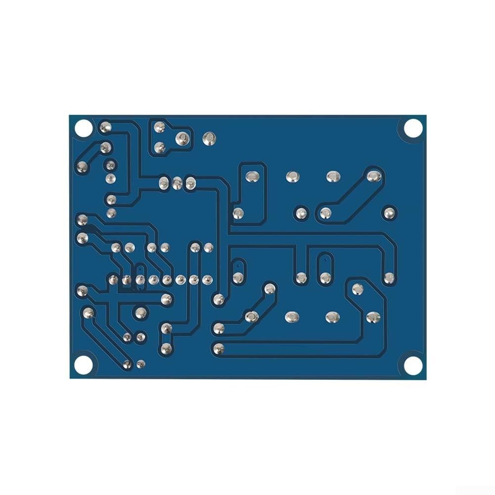Circuito di protezione per altoparlanti a doppio canale da 10 A con ritardo di accensione di 3 secondi, indicatore blu e regolatore di tensione, per amplificatori audio e sistemi Hi-Fi fai da te
