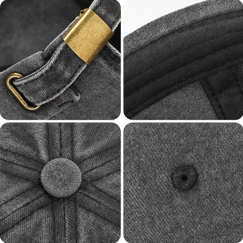 Image of Classic Vintage Style Solid Color Sailor brimless Skull hat Casual Washed Cotton Rolled Cuff Harbour Hat