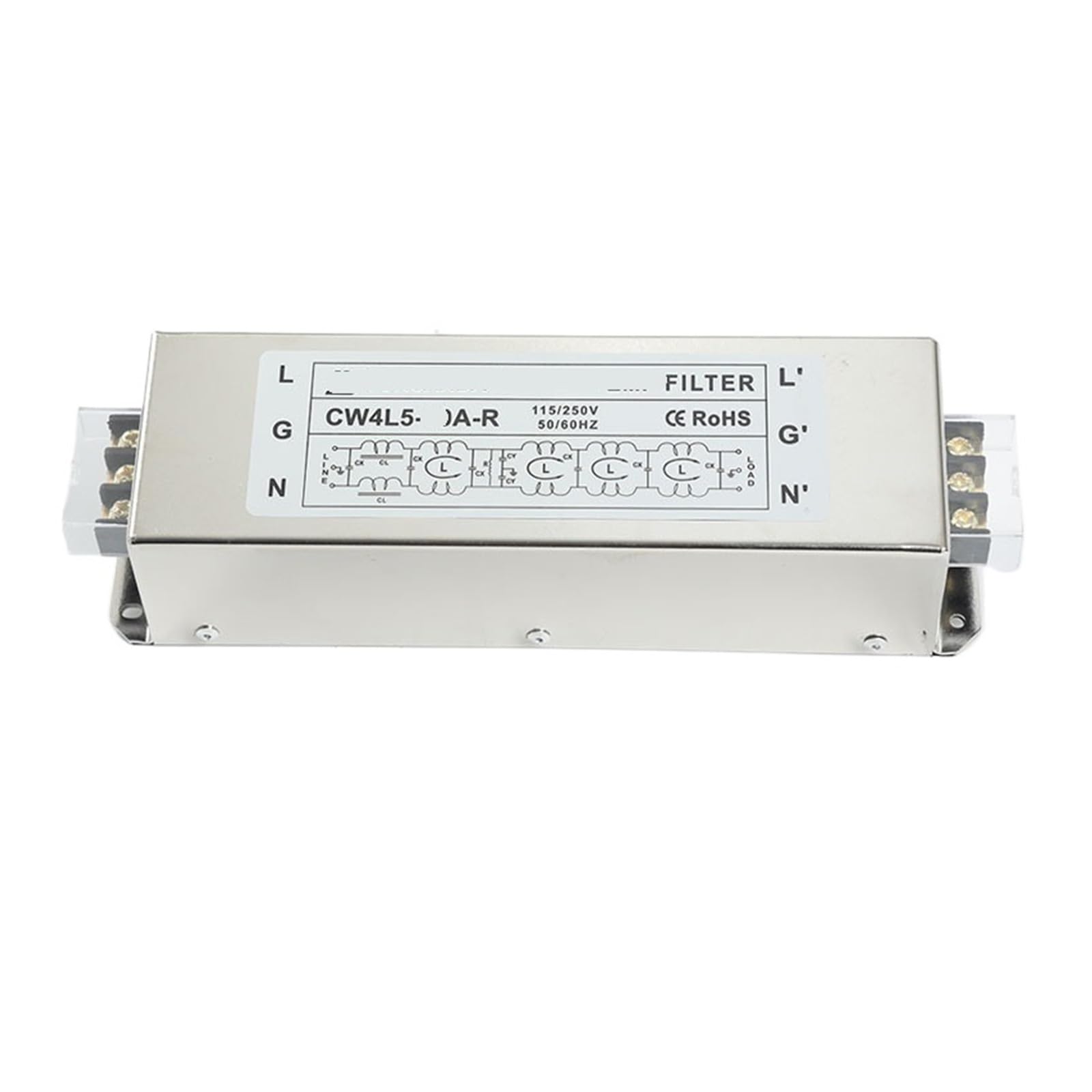 WBBAYDRFR CW4L5-3A-R Power Filter 220v Anti-Interference AC Purifier Isolation(CW4L5-3A-R)