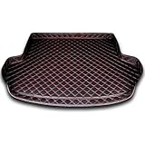 KRGSA Car Trunk Mats for Range Rover Sport SDV6 HSE (2013–2017),Heat-Resistant Leather Liner,Quick-Clean & Pet-Friendly,Non-Slip,Universal Fit,A/BlackRed