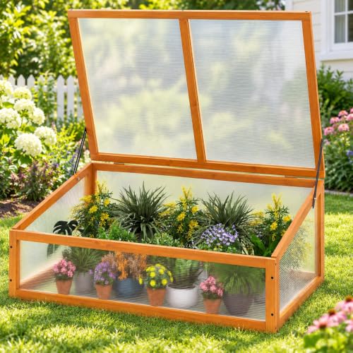 Giantex Wood Cold Frame