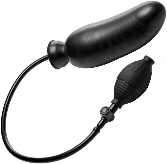 Master Series Renegade Inflatable Dildo, Black
