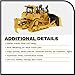 Diecast Masters 1:50 Scale Caterpillar D9T Track-Type Tractor | High Line Series Cat Trucks & Construction Equipment Model 85944