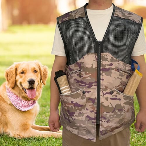 Chaleco de entrenamiento para perros con bolsillos prácticos para guías 7