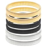 cinturon elastico mujer marron Paquete completo: incluye seis piezas para diversas necesidades de estilo, brazaletes, brazaletes para hombres.