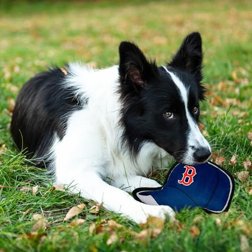 Gorra de béisbol para perros Boston Red Sox Pets First juguete resistente MLB para mascotas 4