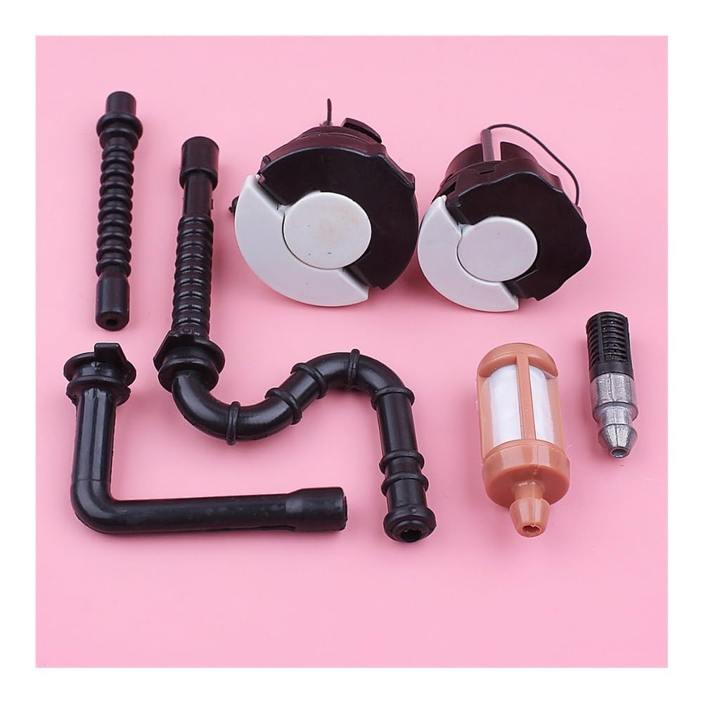 Kit de Tapa de Manguera de línea de Impulso de Filtro de Combustible y Aceite Compatible con MS260 026 MS 260, Pieza de Repuesto for Herramienta de jardín